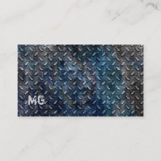 Auto Business Card Bauunternehmer Metall 3 Visitenkarte (Vorderseite)