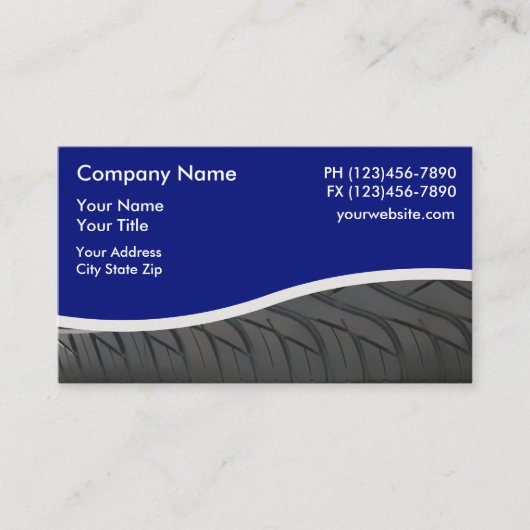Auto Business Cards Visitenkarte (Vorderseite)