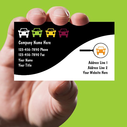 Auto Business Cards Visitenkarte