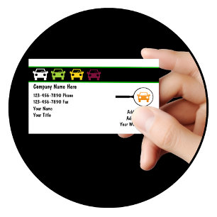 Auto Business Cards Visitenkarte