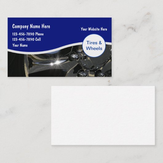 Auto Business Cards Visitenkarte (Vorne/Hinten)