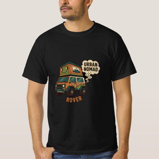 Auto-Camping-Ausrüstung für Micro-Camper-Abenteuer T-Shirt (Vorderseite)