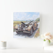 AUTO CAR DESIGN QUADRATISCHE WANDUHR (Zuhause)