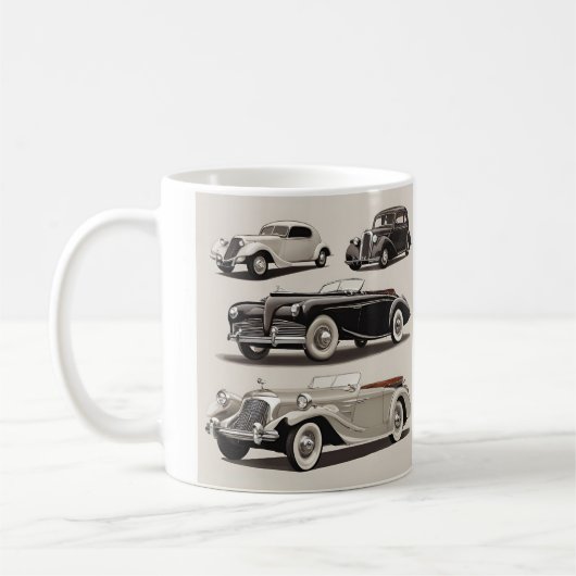 Auto Car Design Tasse (Links)