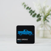 Auto Car Detection Premium Quadratische Visitenkarte (Stehend Vorderseite)