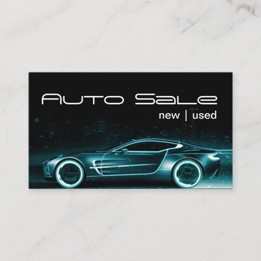 Auto Car Händler Body Shop Visitenkarte (Vorderseite)