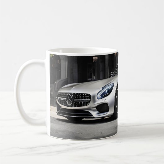 AUTO CAR MG Mercedes Kaffeetasse (Links)
