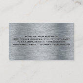 Auto Car Modern Logo Visitenkarte (Rückseite)