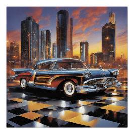 AUTO CAR POSTER