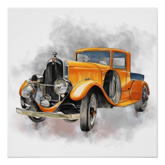 AUTO CAR POSTER (Vorderseite)