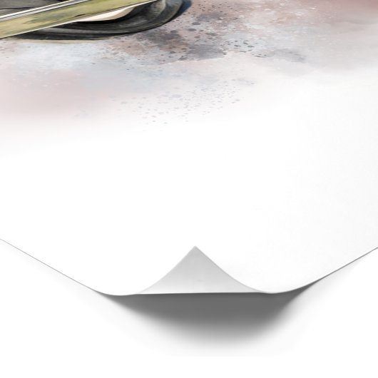 AUTO CAR POSTER (Ecke)