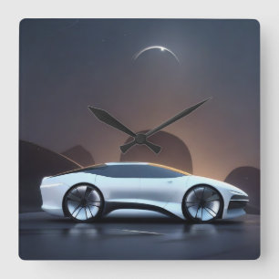 AUTO CAR QUADRATISCHE WANDUHR