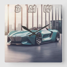 AUTO CAR QUADRATISCHE WANDUHR