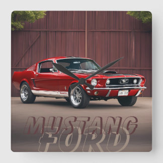 AUTO CAR QUADRATISCHE WANDUHR