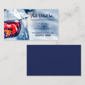 Auto Car Räume Detail Reinigung Wasch Service Visitenkarte (Vorne/Hinten)