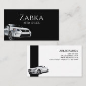 Auto Car Sales Deal Visitenkarte (Vorne/Hinten)