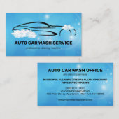 Auto Car Wash Reinigungsdienste Visitenkarte (Vorne/Hinten)