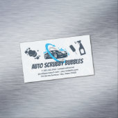 Auto Car Wash | Reinigungsmittel Magnetische Visitenkarte (Beispiel)