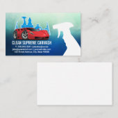 Auto Car Wash | Reinigungsmittel Visitenkarte (Vorne/Hinten)
