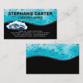Auto Car Wash Water Beads Visitenkarte (Vorne/Hinten)