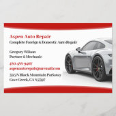 Auto Cars Flyer (Vorne)