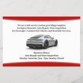 Auto Cars Flyer (Hinten)