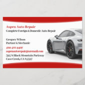 Auto Cars Flyer (Vorne)
