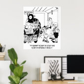 Auto Cartoon 9204 Poster (Heimbüro)