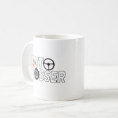 Auto Crosser Kaffeetasse (Vorderseite Links)