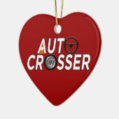 Auto Crosser Keramik Ornament (Links)