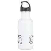 Auto Crosser Trinkflasche (Rückseite)