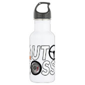 Auto Crosser Trinkflasche (Vorderseite)