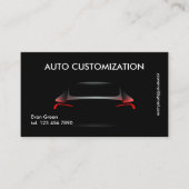 Auto Customizing Car Custom QR Visitenkarte (Vorderseite)