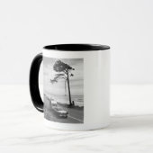 Auto, das Anhänger zieht Tasse (Vorderseite Links)