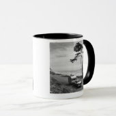 Auto, das Anhänger zieht Tasse (VorderseiteRechts)