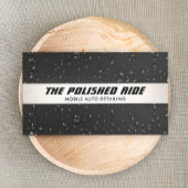 Auto, das Berufliche Abwassertropfen von Autos fes Visitenkarte