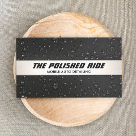 Auto, das Berufliche Abwassertropfen von Autos fes Visitenkarte