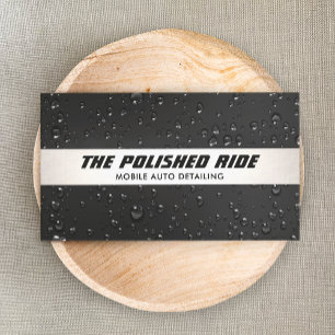 Auto, das Berufliche Abwassertropfen von Autos fes Visitenkarte