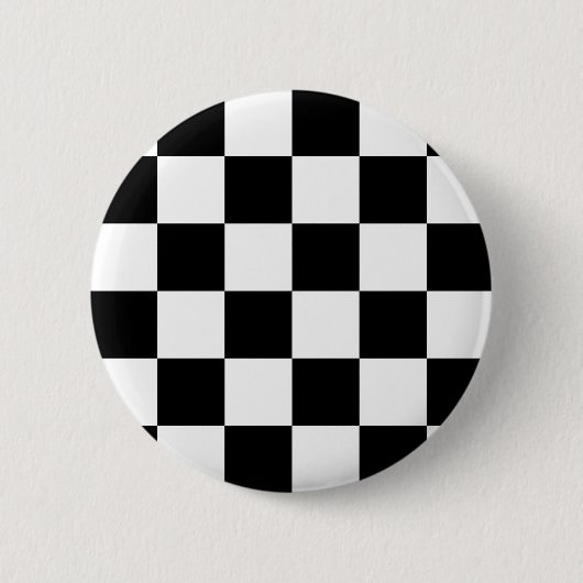Auto, das karierte Checkered Flagge läuft Button (Vorderseite)