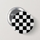 Auto, das karierte Checkered Flagge läuft Button (Vorne & Hinten)