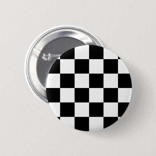 Auto, das karierte Checkered Flagge läuft Button (Vorne & Hinten)