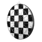 Auto, das karierte Checkered Flagge läuft Dartscheibe (Vorderseite rechts)