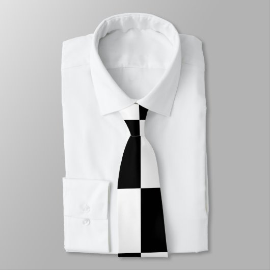 Auto, das karierte Checkered Flagge läuft Krawatte (Gebunden)