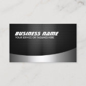 Auto, das moderne, dunkle Metallautomobile Visitenkarte (Vorderseite)