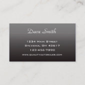 Auto Dealer Business Card Visitenkarte (Rückseite)