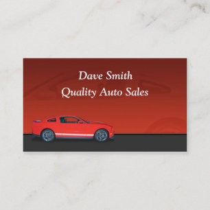 Auto Dealer Business Card Visitenkarte