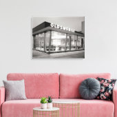 Auto-Dealetion Mitte des Jahrhunderts, 1950. Leinwanddruck (Insitu (Wohnzimmer))