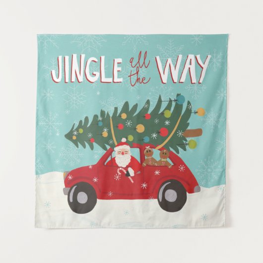 Auto der Klingel-vollständig | Sankt Wandteppich (Vorderseite (Horizontal))