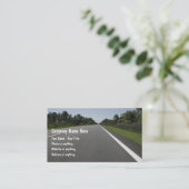 Auto-Design für Autobahnen Visitenkarte (Stehend Vorderseite)