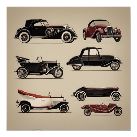 Auto Desing CLASSIC Poster (Vorderseite)